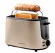 Emerio Broodrooster - 1000W - 2 Sleuven - Broodjeswarmer - Beige/Koper