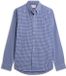 Tommy Hilfiger Heren Lange Mouwen Shirt Katoen S Donkerblauw/Wit