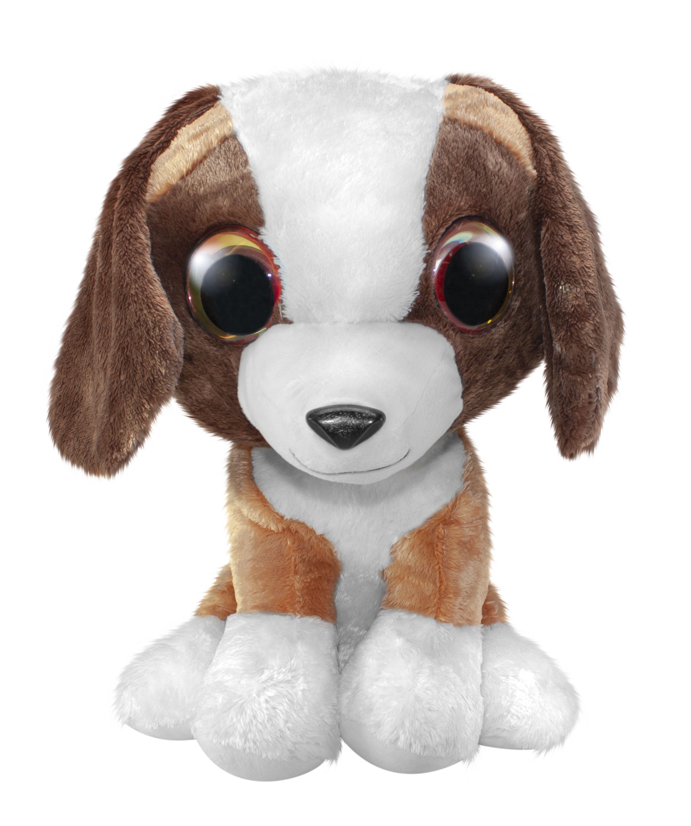Lumo Stars Lumo Dog Wuff - Huge - 42cm Plush Toy - Brown/White