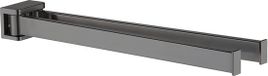 Plieger Altea Handdoekhouder – 2-arm – 36 cm breed – Geborsteld Gunmetal
