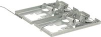 Merkloos Muizenval - 2x - metaal - 10 cm