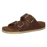Birkenstock Dames Arizona grote gesp open teen sandalen, Bruin Antiek Bruin, 37 EU