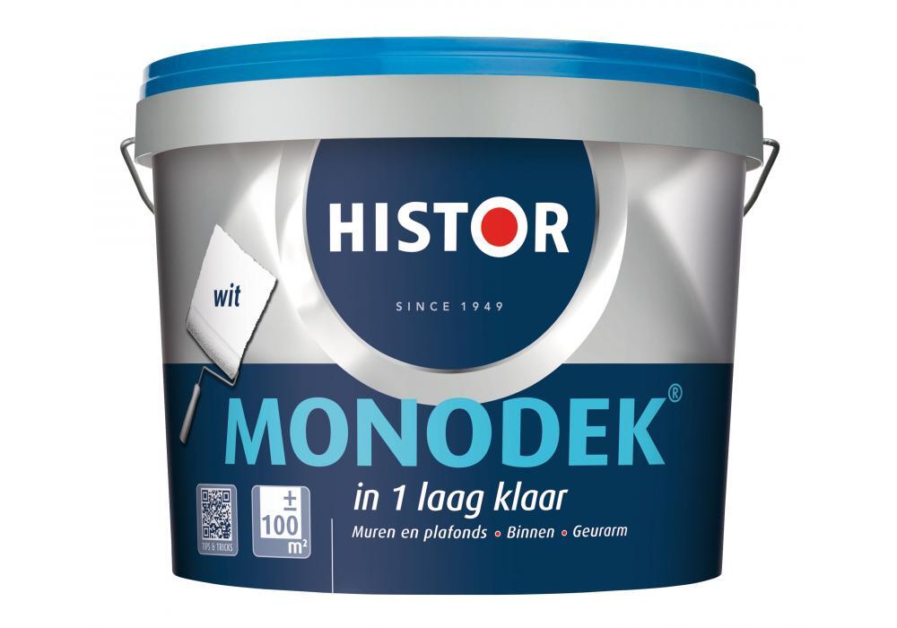Histor Monodek Muurverf - 10 liter - Wit