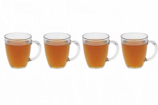 Cookinglife Theeglazen Kunststof - CampVibe - Outdoor - Onbreekbaar - 380 ml - 4 Stuks