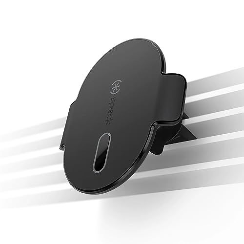 Speck iPhone Car Vent Mount MagSafe-accessoire - ClickLock No-Slip Interlock, Ultra Secure Vent Klem, 360 Verstelbare & Afsluitbare Balpen - Zwart