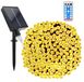 Guirlande lumineuse solaire, 200 LED, 22 mètres, avec télécommande, 8 modes, IP65