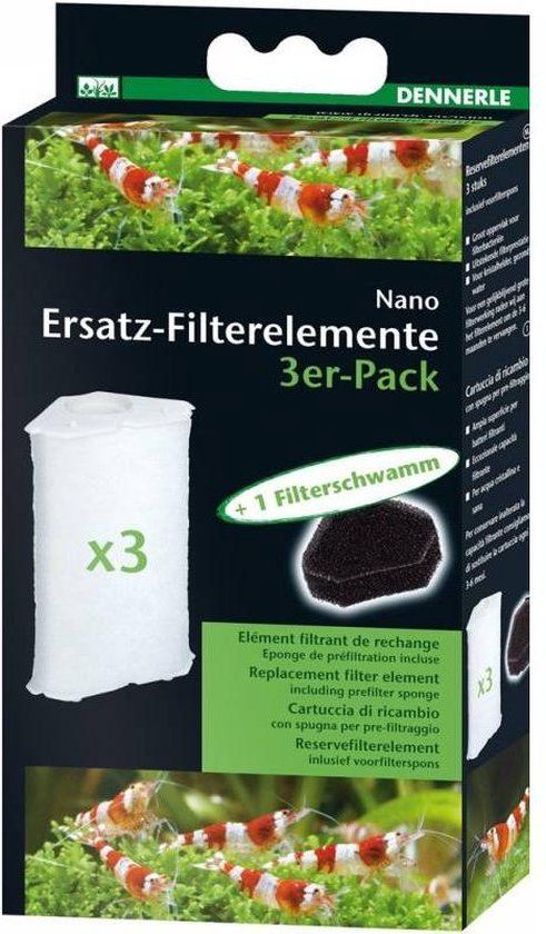 Dennerle Nano FilterElement 3er-Pack