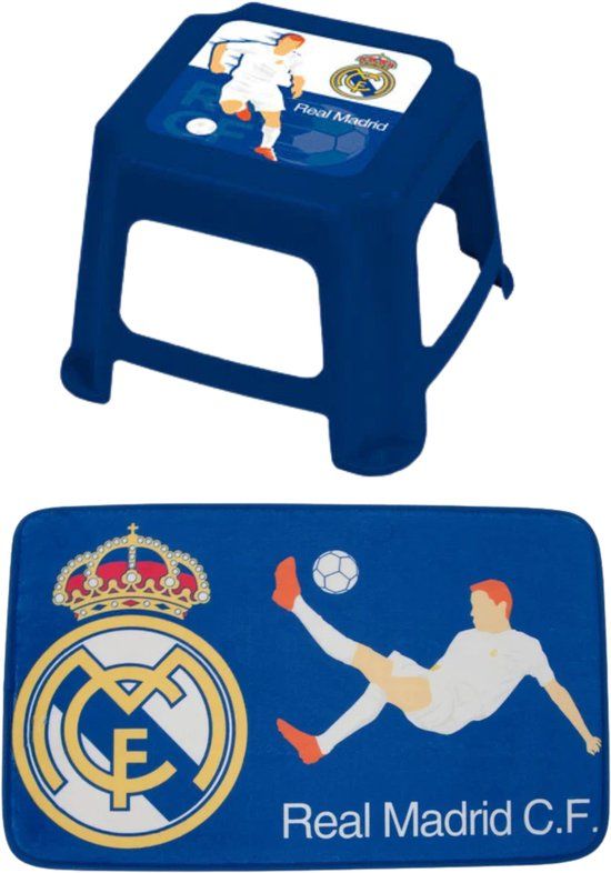 Real Madrid CF Vloerkleed + Krukje Polyester 140 x 200 cm