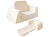 banasuper Canapé pour enfants, Chaise convertible 2 en 1 pour tout-petits, Lit pliant confortable pour enfants, Canapé et fauteuil en peluche pour enfants, Base large extra robuste, Housse lavable en machine, Cadeau pour garçons et filles, Beige crème