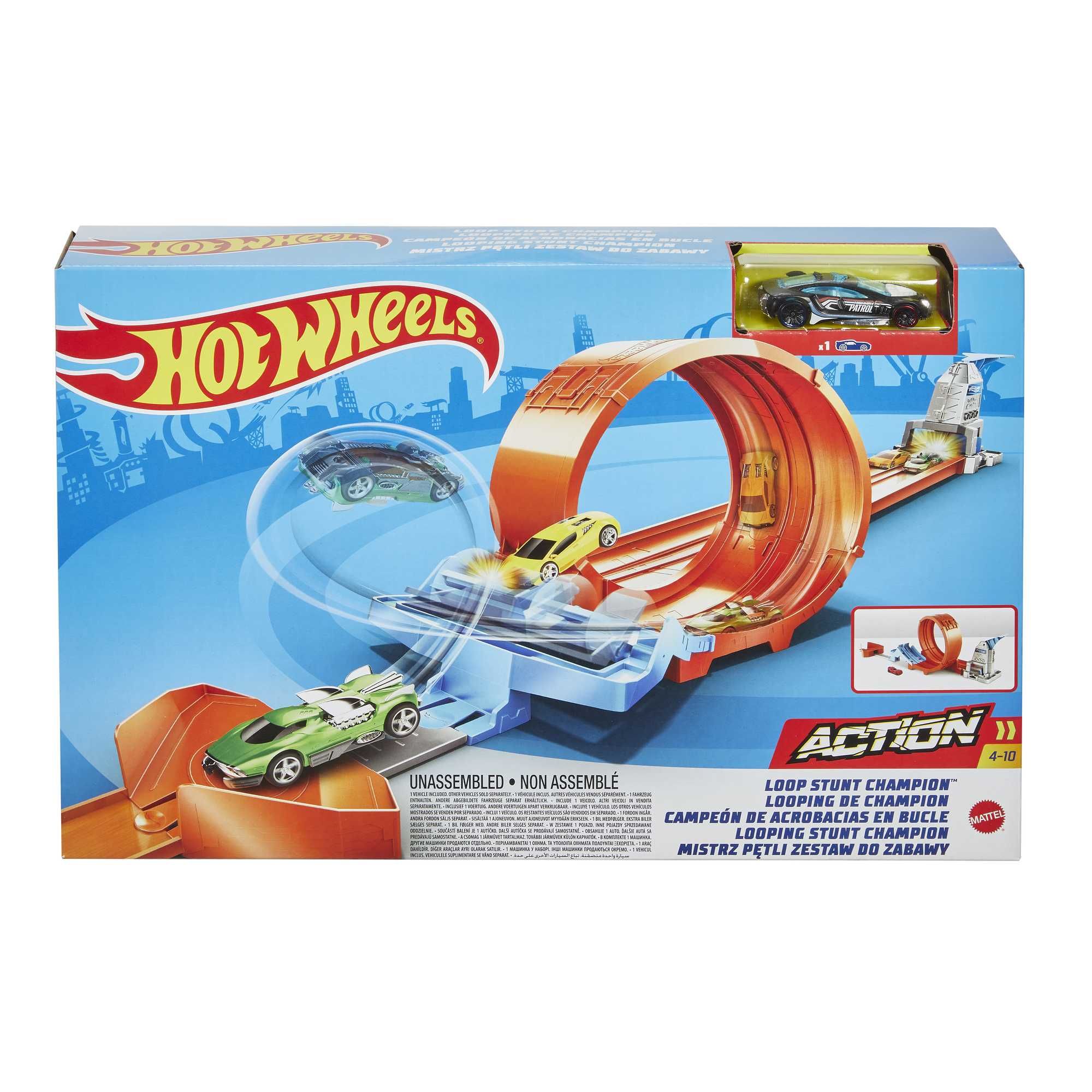 Hot Wheels Action Drift Loop Speelset - GTV13 - 4+ jaar