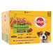 Pedigree Vital Protection hondenvoer in zak, hondenvoer in saus met kip, rundvlees, kalkoen en lam, 2 x 24 x 100 g grote verpakking