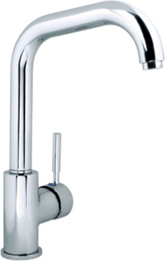 Plieger Milo Keukenkraan - 1-gats - Hoge uitloop - Chroom