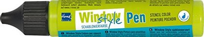 Glasschilderij HOME DESIGN Glasschilderij voor sjablonen op applicator WINDOW STYLE chocolade 29ml