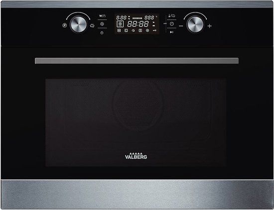 VALBERG BI MWO 44 CG X343C Inbouw combi-magnetron 44L 900W Grill 1750W Hete Lucht