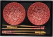 JADE TEMPLE Porseleinen kommen set rood, 1 set