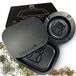 Black Treehouse Rolling Tray Set met PVC Zacht Magnetisch Deksel, Asbak Inbegrepen voor Thuis Opslag of Reizen - 7" x 5,5", Klein, Schattig