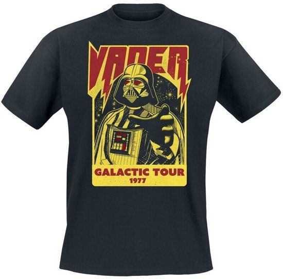 Star Wars Darth Vader Tour Heren T-shirt - zwart - M