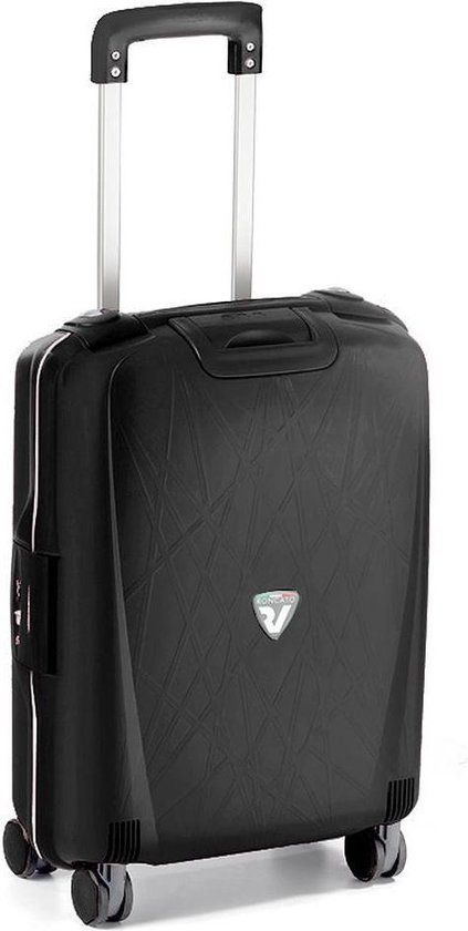 Roncato Light 4 Wiel Cabin Trolley 55 Black - Hardcase - 41L