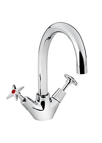 Bristan VAX2 SNK C WAARDE Twin hendel Mono Spoelbak Mixers - Chroom - 5014868066899