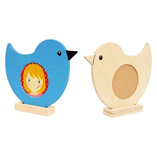 EDUPLAY 210224 Beeld Frame Klein Vogel Set van 2'', Multi Kleur