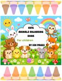 Cute Animals Colouring Book: For Children