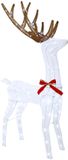 vidaXL 3D Renne LOVIISA 140 LED Blanc froid 70 x 26 x 128 cm