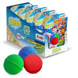 INKEE Paw Patrol badbommen voor kinderen, 15 x badbruisballen in 3 kleuren met jojoba-olie en kersenlolli aroma, 3 x 50 g