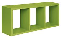 Homemania Tristano Wandrek voor woonkamer, slaapkamer, kantoor, MDF, groen, 70 x 30 x 15,5 cm