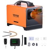 VEVOR Draagbare alles-in-één dieselverwarming, 12 V, 5-8 kW, dieselluchtverwarmer 0,16-0,62 l/u, 8-36 °C, verstelbaar, 20-25 m², LCD-bediening en afstandsbediening tank 5 l voor auto camper zonder