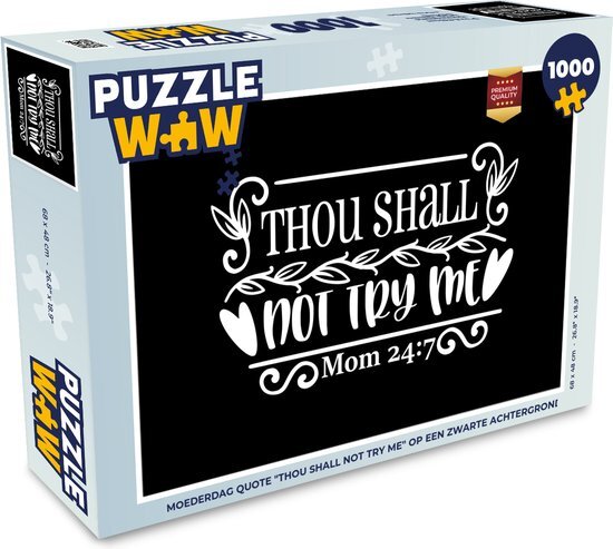 MuchoWow Puzzel Mama - Filosofie - Spreuken - Legpuzzel - Puzzel 1000 stukjes volwassenen