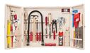 Pebaro 419 professionele bladzaagkast, hoogwaardige figuurzaag en stalen gereedschap voor veeleisende behoeften, houten kast met 32 delen, perfect cadeau voor knutselaars, beige