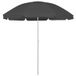 VidaXL Parasol de plage 240 cm anthracite