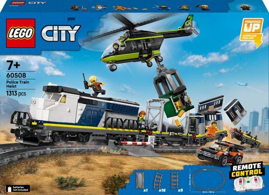 LEGO® City Overval op Politietrein - Speelgoedtreinset - 60508