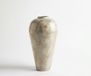 Vase Minoa B36 x T36 x H68 cm Métal Albâtre Or Fait main