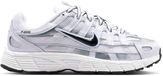 Nike P-6000 - GS - Wit Zwart Metallic Zilver - Maat EU 38