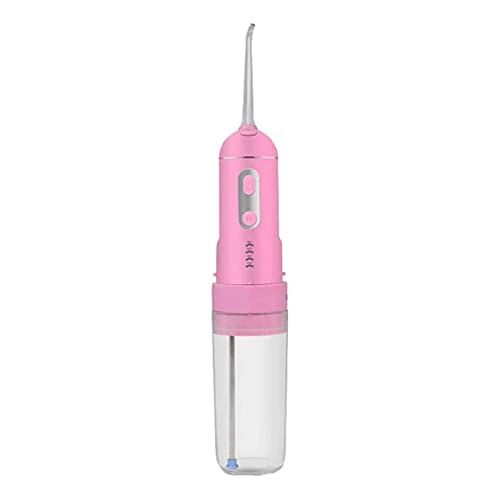SMSOM Waterflosser voor tanden - Professionele monddouche - 4 standen & 5 opzetstukken - Roze