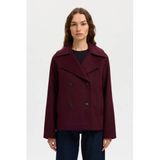 Selected Selected Femme Slfalma Lano Noos Damesjas Aubergine