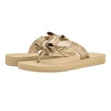 GUESS Tuta teenslippers voor dames, 710 Goud, 41 EU