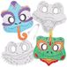 Baker Ross Reptielen Inkleuren Maskers - Set van 8