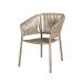 Cane-line Chaise Ocean en aluminium avec accoudoirs Natural