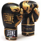 Leone Muay Thai Handschoenen Zwart/Goud 10oz