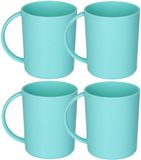 Plasticforte Verre incassable - 6x - Plastique - 350 ml - Vert - Enfants