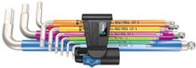 Wera 3950/9 Hex-Plus Multicolour HF Stainless set de clés mâles - 9 pièces