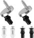 Shenzhen Haorui Industrial Technology Co., Ltd. Écrou en caoutchouc pour charnières de siège de toilette, kit de réparation avec vis
