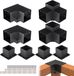 Vevor 8x Paalconnector Paalhoek 142x142mm 3-Weg Beugel Paalondersteuning