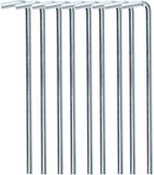 Redcliffs tentharingen - 10x - zilver - metaal - 23 cm