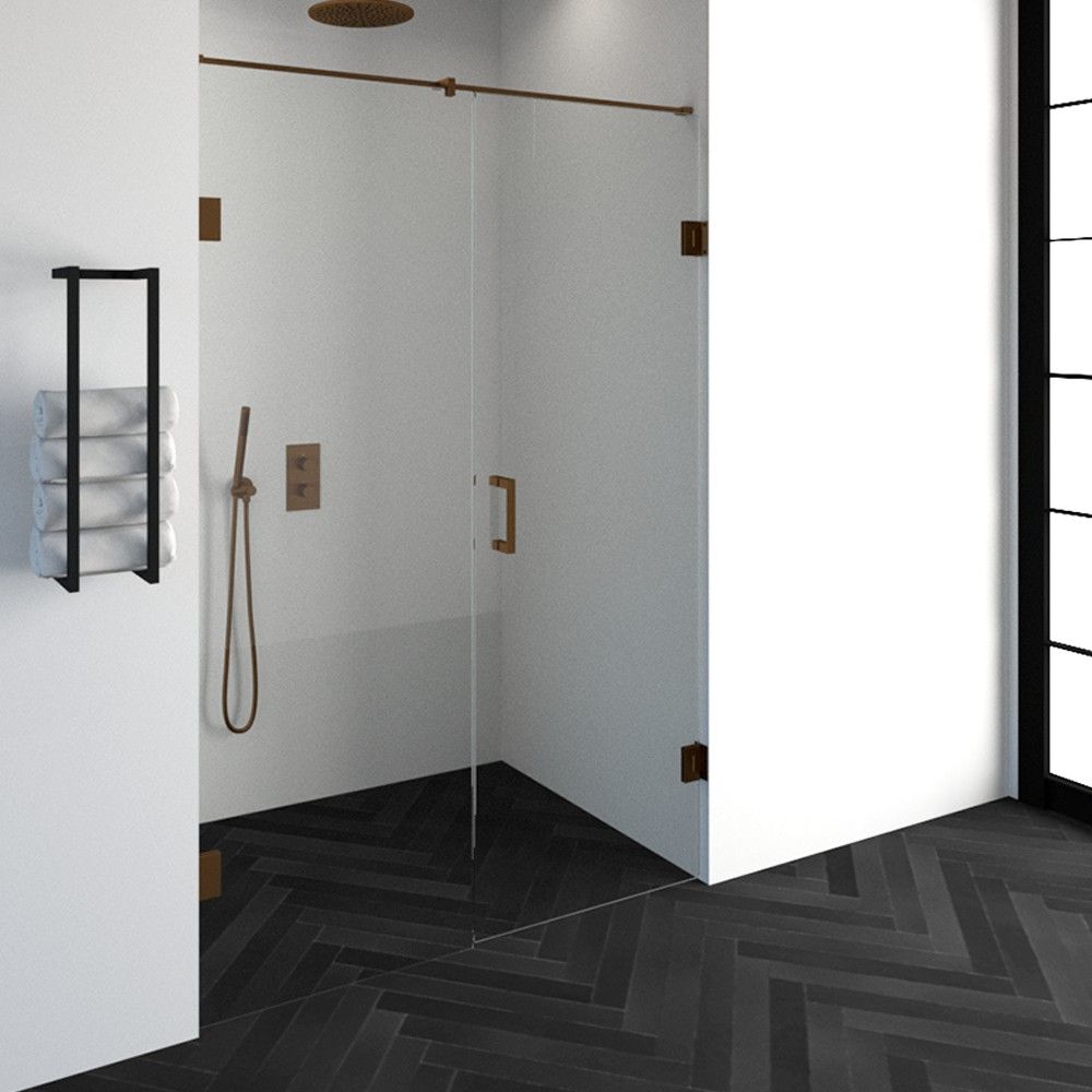 Tapo Creative Nisdeur Rechts 2-Delig 140cm Breed - Koper