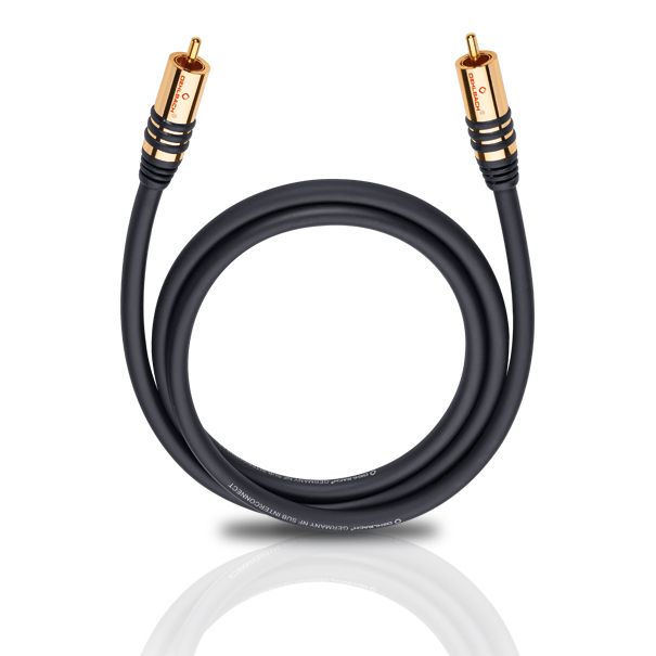 Oehlbach 21535 - RCA Kabel - 5 m - Male/Male - Goud