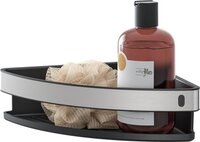 Tiger Cooper Douchemand hoek 21 cm - Zwart / RVS geborsteld