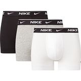 Nike Trunk boxershorts voor heren, wit/grijs/zwart